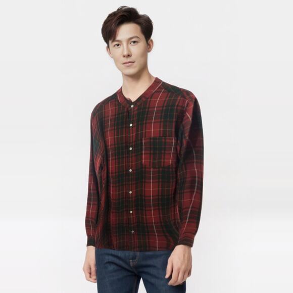 No Nationality NN07 Justin Plaid Button Down Shirt - Picture 1 of 10